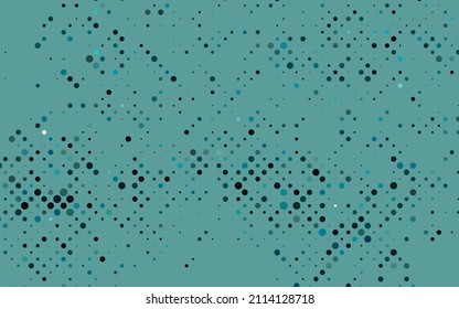 Light BLUE vector cover with spots. Abstract illustration with colored bubbles in nature style. Design for business adverts.