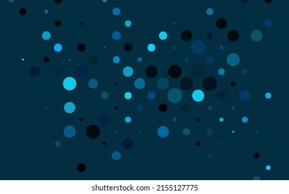 Light BLUE vector cover with spots. Modern abstract illustration with colorful water drops. Pattern for beautiful websites.