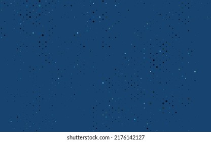 Light BLUE vector cover with spots. Illustration with set of shining colorful abstract circles. Pattern for ads, leaflets.