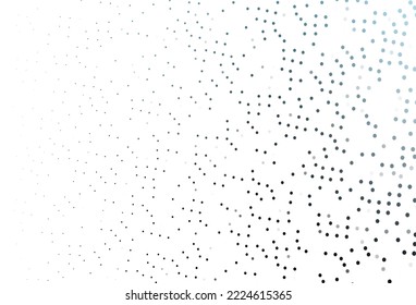 Light BLUE vector cover with spots. Abstract illustration with colored bubbles in nature style. Pattern of water, rain drops.