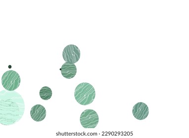 Light blue vector cover with spots. Glitter abstract illustration with blurred drops of rain. Design for business adverts.