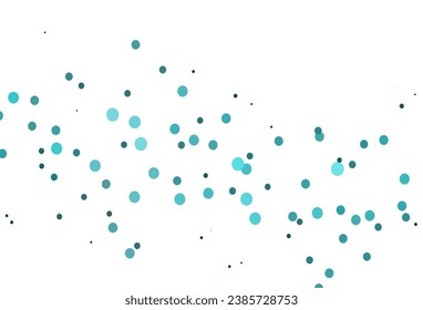 Light BLUE vector cover with spots. Modern abstract illustration with colorful water drops. Template for your brand book.