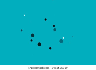 Light BLUE vector cover with spots. Modern abstract illustration with colorful water drops. Pattern for ads, leaflets.