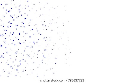 Light BLUE vector  cover with spots. Blurred decorative design in abstract style with bubbles. Beautiful design for your business natural advert.