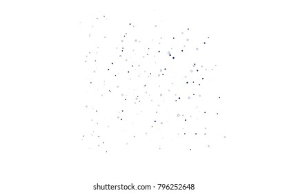 Light BLUE vector  cover with spots. Modern abstract illustration with colorful water drops. New design for ad, poster, banner of your website.