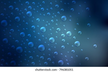 Light BLUE vector cover with spots. Blurred bubbles on abstract background with colorful gradient. New design for ad, poster, banner of your website.