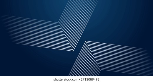 Hellblaue Vektorabdeckung mit geraden Streifen. Intelligentes Design für Geschäftsanzeigen. Vektor Abstrakt, Wissenschaft, futuristisch, Energietechnologie Konzept. geradliniger Entwurf