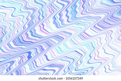 Light BLUE vector cover with stright stripes. Decorative shining illustration with lines on abstract template. Best design for your ad, poster, banner.