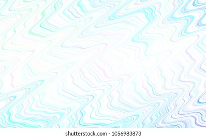 Light BLUE vector cover with stright stripes. Blurred decorative design in simple style with lines. Smart design for your business advert.