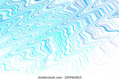 Light BLUE vector cover with stright stripes. Blurred decorative design in simple style with lines. Template for your beautiful backgrounds.