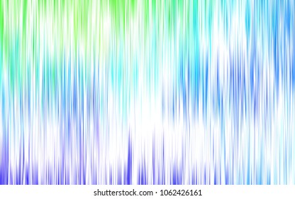 Light BLUE vector cover with stright stripes. Decorative shining illustration with lines on abstract template. Smart design for your business advert.