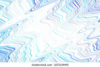 Light BLUE vector cover with stright stripes. Blurred decorative design in simple style with lines. Smart design for your business advert.