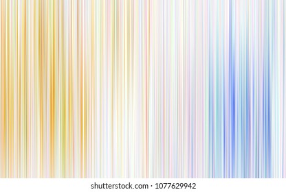 Light BLUE vector cover with stright stripes. Glitter abstract illustration with colored sticks. Best design for your ad, poster, banner.