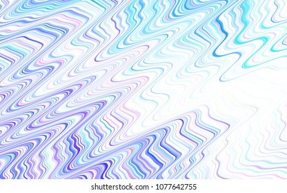 Light BLUE vector cover with stright stripes. Glitter abstract illustration with colored sticks. The pattern for ad, booklets, leaflets.