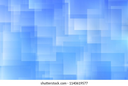 Light BLUE vector cover with stright stripes. Blurred decorative design in simple style with lines. Best design for your ad, poster, banner.