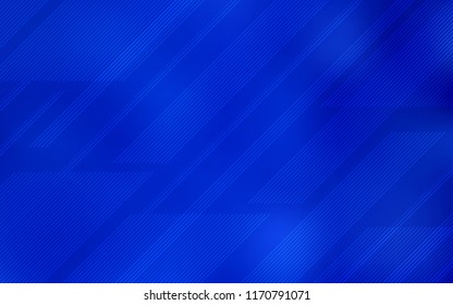 Light BLUE vector cover with stright stripes. Modern geometrical abstract illustration with Lines. Best design for your ad, poster, banner.