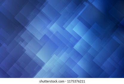 Light BLUE vector cover with stright stripes. Blurred decorative design in simple style with lines. Pattern for your busines websites.