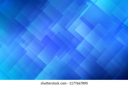 Light BLUE vector cover with stright stripes. Shining colored illustration with sharp stripes. Pattern for ads, posters, banners.