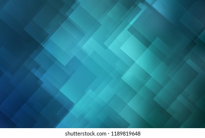 Light BLUE vector cover with stright stripes. Lines on blurred abstract background with gradient. Pattern for ads, posters, banners.