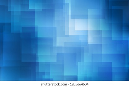 Light BLUE vector cover with stright stripes. Shining colored illustration with sharp stripes. Smart design for your business advert.