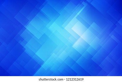 Light BLUE vector cover with stright stripes. Decorative shining illustration with lines on abstract template. The pattern for ad, booklets, leaflets.