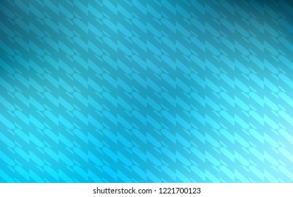 Light BLUE vector cover with stright stripes. Blurred decorative design in simple style with lines. Smart design for your business advert.