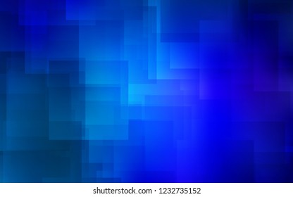 Light BLUE vector cover with stright stripes. Shining colored illustration with sharp stripes. Smart design for your business advert.