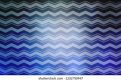 Light BLUE vector cover with stright stripes. Shining colored illustration with sharp stripes. Pattern for ads, posters, banners.