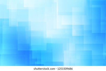 Light BLUE vector cover with stright stripes. Lines on blurred abstract background with gradient. Best design for your ad, poster, banner.