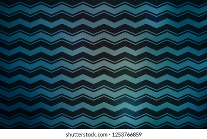 Light BLUE vector cover with stright stripes. Lines on blurred abstract background with gradient. Pattern for ad, booklets, leaflets.