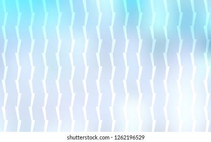 Light BLUE vector cover with stright stripes. Blurred decorative design in simple style with lines. Template for your beautiful backgrounds.