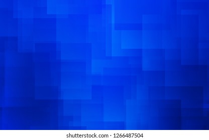 Light BLUE vector cover with stright stripes. Decorative shining illustration with lines on abstract template. Best design for your ad, poster, banner.