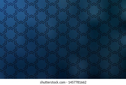 Light BLUE vector cover with stright stripes. Modern geometrical abstract illustration with Lines. Smart design for your business advert.