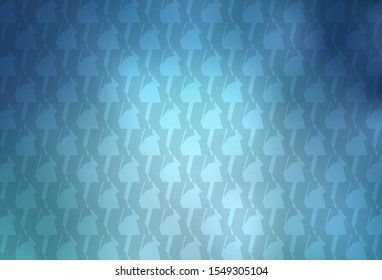 Light BLUE vector cover with stright stripes. Modern geometrical abstract illustration with Lines. Pattern for ad, booklets, leaflets.