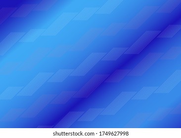 Tapa vectorial AZUL claro con rayas rectas. Ilustración abstracta brillante con palos de color. Diseño inteligente para su anuncio comercial.