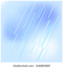 Light BLUE vector cover with stripe. Glitter line abstract style illustration with gradient. New design for your business advert, poster, banner, of website. Background for a cell phone.