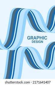 Light blue vector cover with stripes. Glitter abstract illustration with colored sticks. Smart design for your business advert. 