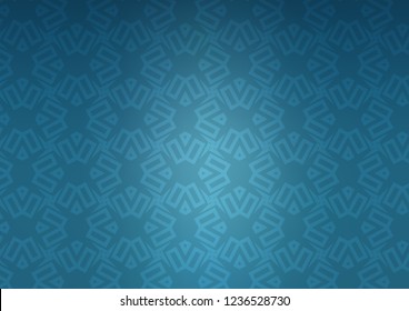 Light BLUE vector cover in triangles, cubes. Lines, rhombus with colorful gradient. Pattern for busines ad, booklets, leaflets