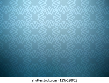 Light BLUE vector cover in triangles, cubes. Abstract illustration with colorful lines, cubes. Pattern for busines ad, booklets, leaflets