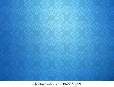 Light BLUE vector cover in triangles, cubes. Abstract gradient illustration with triangles, cubes. Pattern can be used for websites.