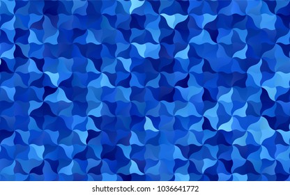 Light BLUE vector crooked abstract template. An elegant bright illustration with gradient. The polygonal design can be used for your web site.