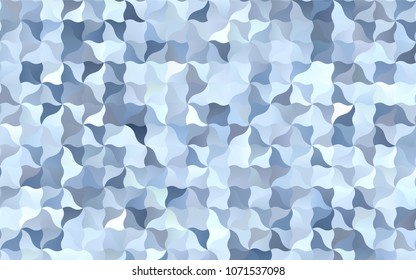 Light BLUE vector crooked abstract pattern. An elegant bright illustration with gradient. Brand-new design for your business.