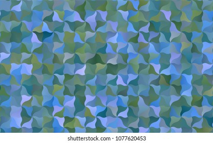 Light BLUE vector crooked abstract pattern. Colorful illustration in abstract cranked style with gradient. A completely new template for your business design.