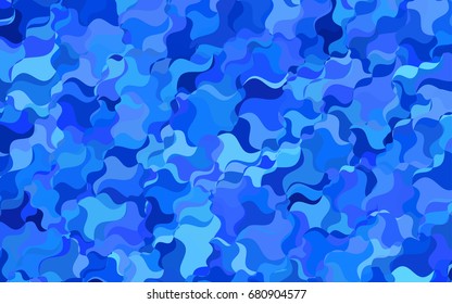 Light BLUE vector crooked abstract background. Shining crooked illustration in a brand-new style. A new texture for your design.