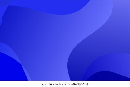 Light BLUE vector crooked abstract background. Shining crooked illustration in a brand-new style. Brand-new style for your business design.