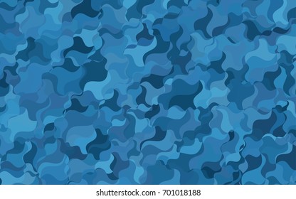 Light BLUE vector crooked abstract template. Glitter abstract illustration with wry lines. Brand-new design for your business.
