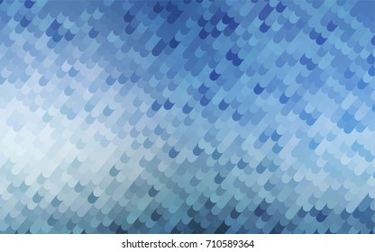 Light BLUE vector crooked abstract background. Curved geometric sample with gradient.  The elegant pattern can be used as part of a brand book.