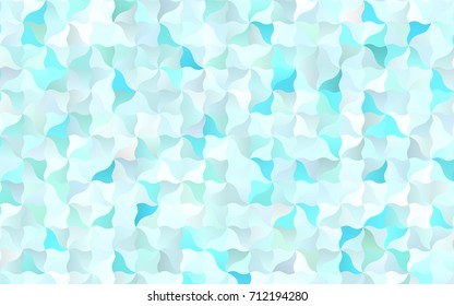 Light BLUE vector crooked abstract background. Creative geometric illustration in Origami style with gradient. Brand-new design for your business.