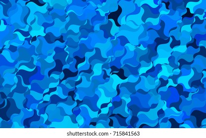Light BLUE vector crooked abstract background. Colorful abstract illustration with gradient crooked lines. A completely new design for your business.