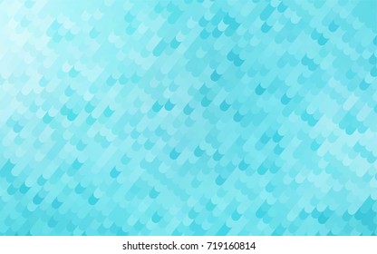 Light BLUE vector crooked abstract template. Colorful illustration in abstract cranked style with gradient. Brand-new style for your business design.